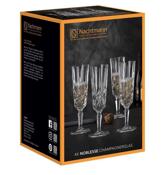 NACHTMANN Noblesse Champagneglass, 155ml, 4pk