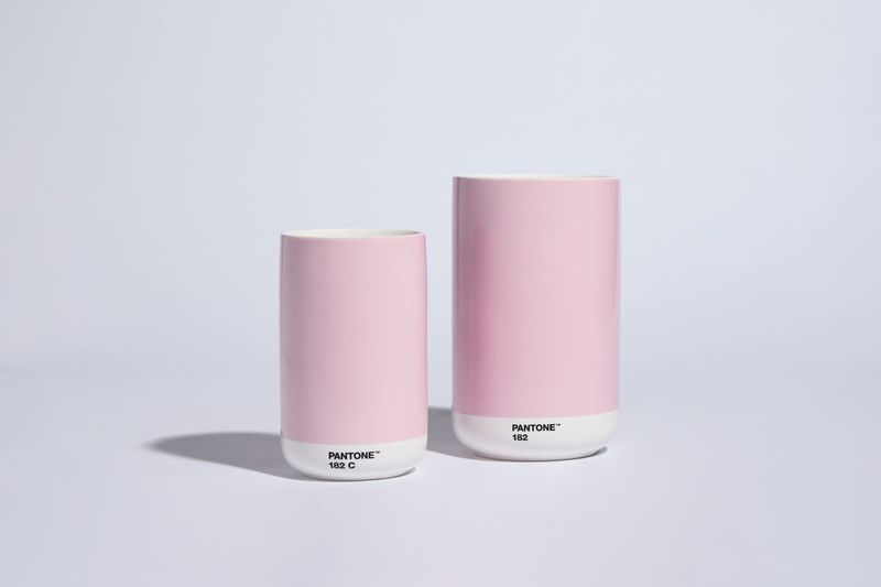 PANTONE Vase, &Oslash;10,2cm, 16,9cm h&oslash;y, Lys Rosa