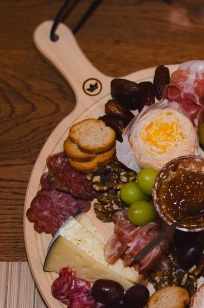 DUTCHDELUXES PATAGONIA Skj&aelig;rebrett, rundt, &Oslash;25cm