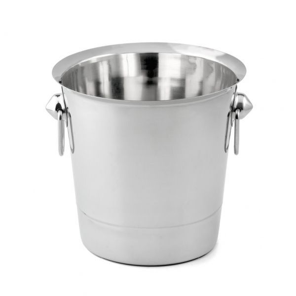 Champagnekjøler i stål fra Weis, 20cm høy