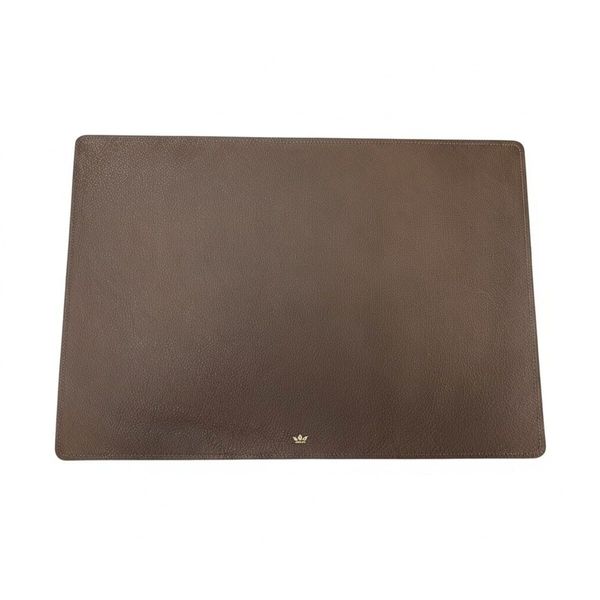 DUTCHDELUXES Spisebrikke i skinn, 48x33cm, Vintage Brun (1stk)