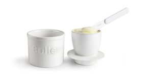 Hovedbilde Fransk sm&oslash;rkrukke med vann | 1,5dl | &Oslash;10,5cm fra IBILI